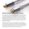ddHiFi TC09BA to Conversion Double Shielded HIFI Decoding Audio Signal Upgrade 50cm Cable Length USB-A USB-B Cable, Line,