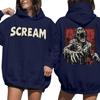 Women's Fashion Long Sleeve Sweatshirt with Graphic Print for Casual Daily Wear