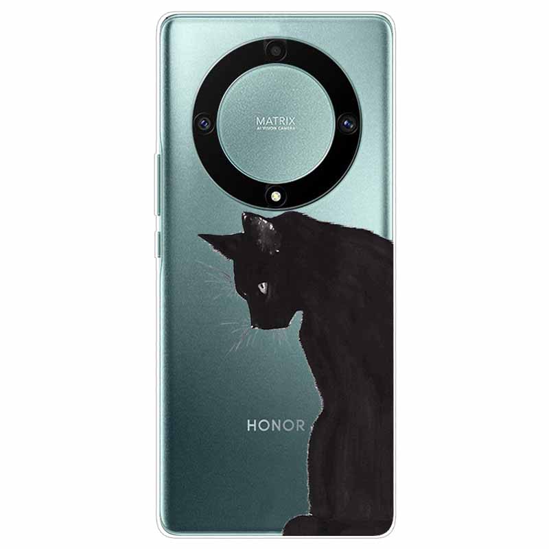 Custodia per Honor Magic6 Lite 5G Trasparente TPU Silicone Funda Capa per Honor Magic 6 Lite Coperture Morbide Magic6Lite Trasparenti Coques borsa