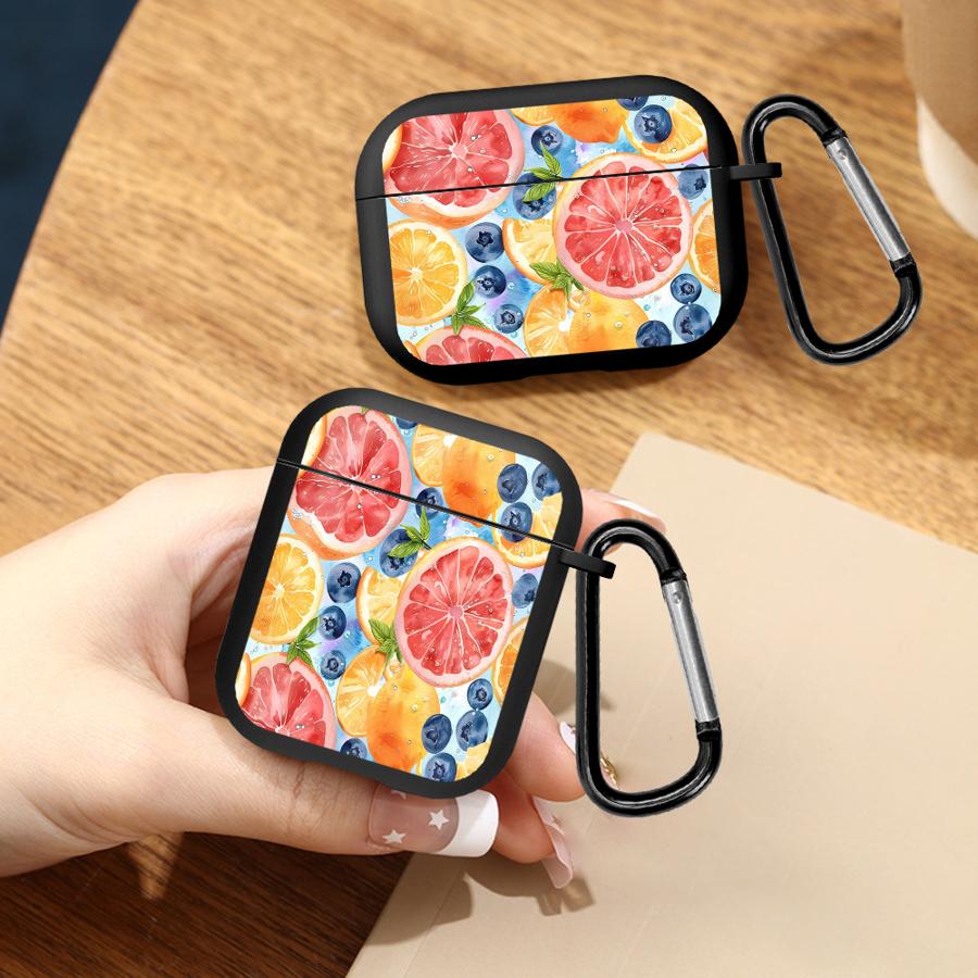 Summer Fruit Case For Airpods Pro3 4 3 Pro2 2 1 Pro Earphone Cases Cover