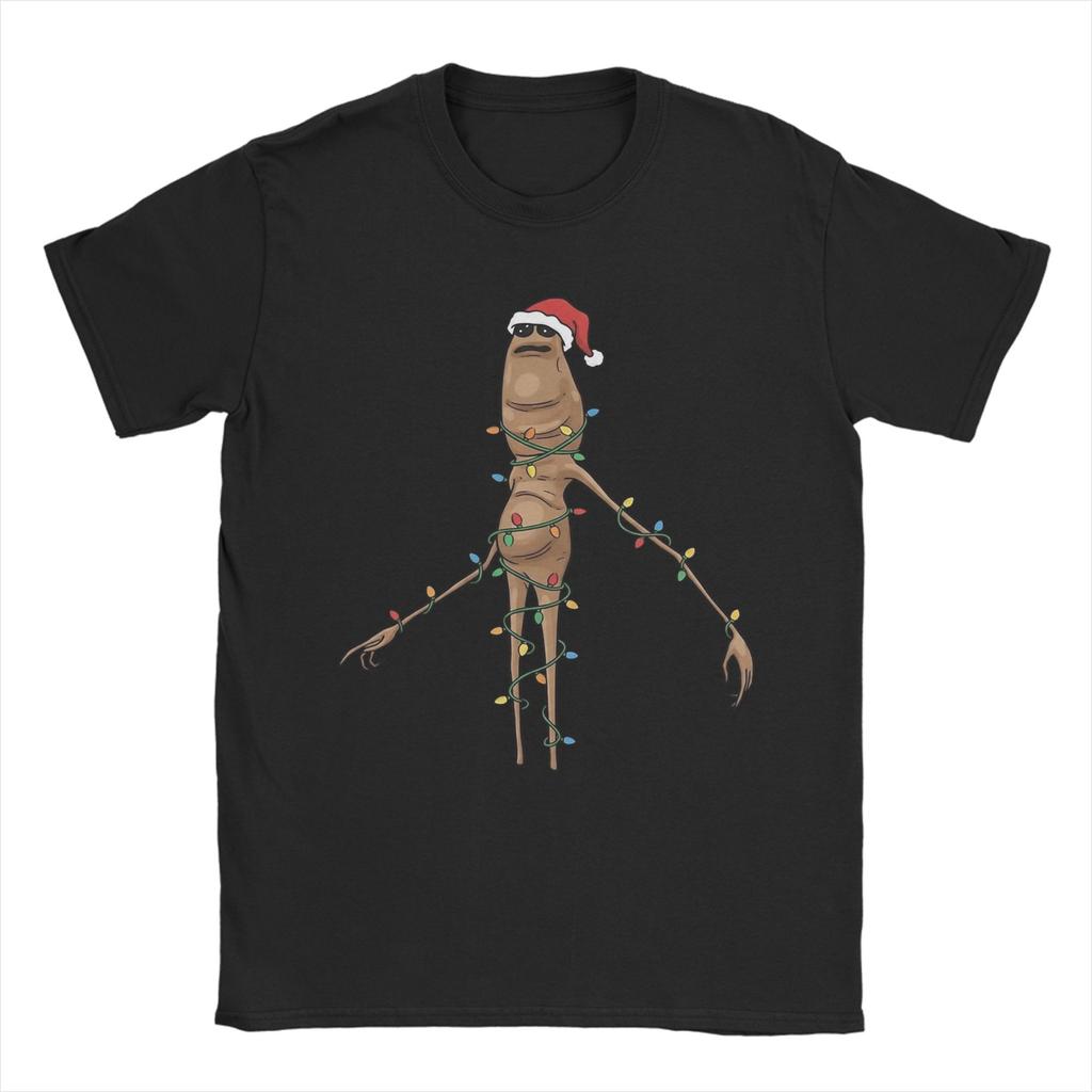 Marcus The Worm Merry Christmas Men T Shirt Fashion Tees Short Sleeve O Neck T-Shirt 100% Cotton Summer Clothes