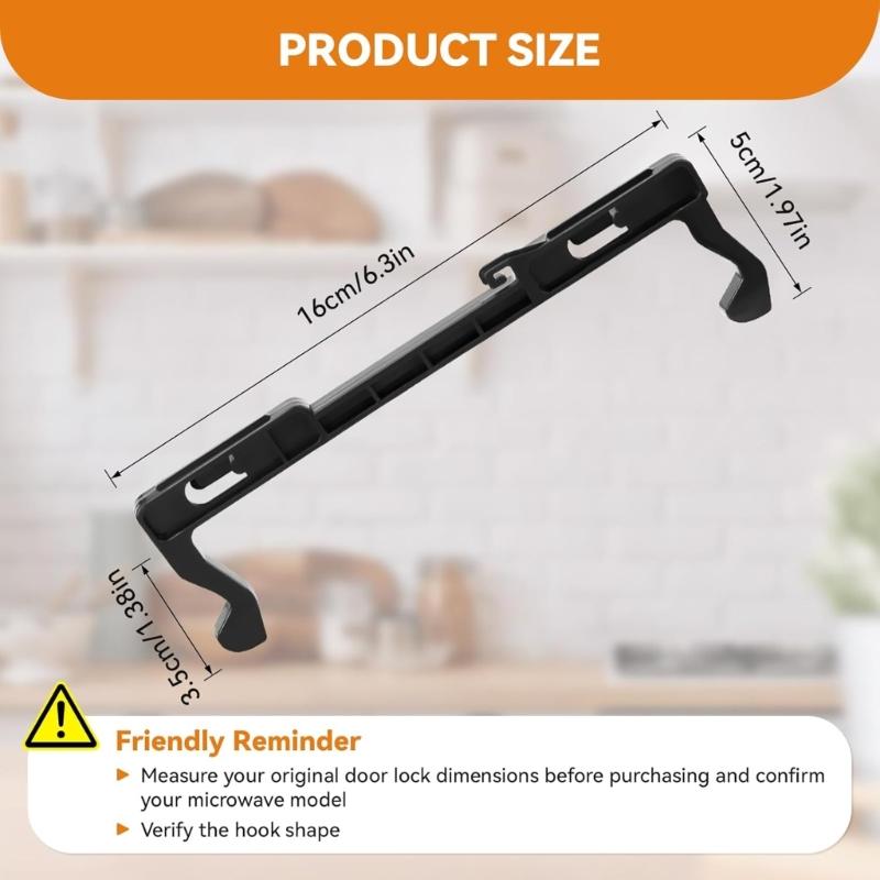 Microwave Oven Door Lock Offering Secure Locking Mechanism Microwave Repair Part for Microwave Leakage Prevention