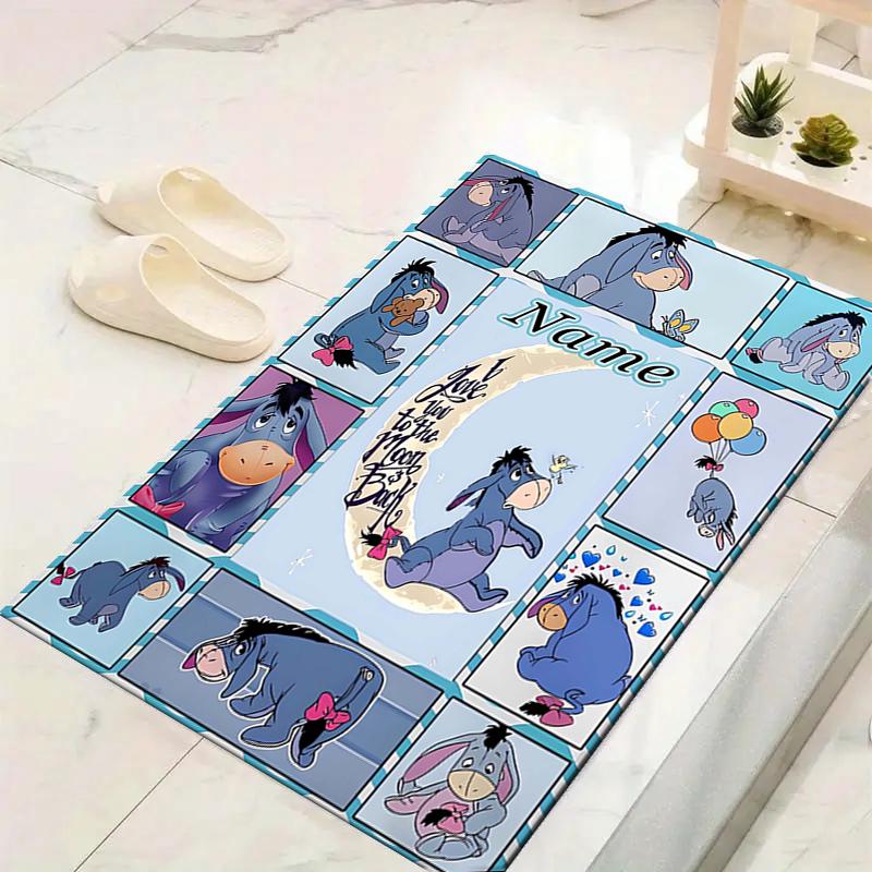 Custom 1Pc Piglet Hugs Winnie Pooh Rug Office Carpet Indoor Outdoor Entrance Doormat Nonslip Soft And Comfortable Living Room D916361