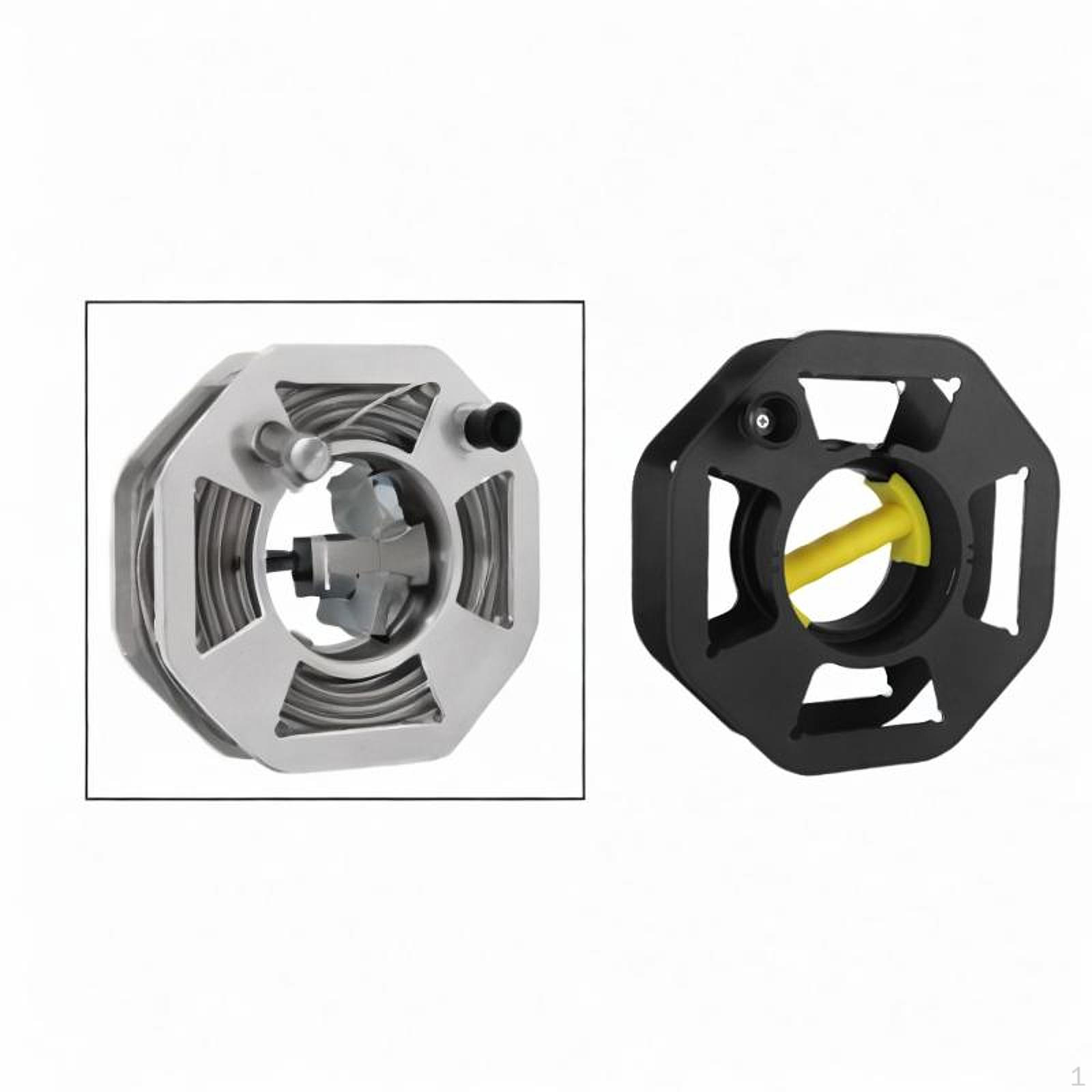 

Rolling Line Dish Cable Collection Extension Cord Storage Reel Handle Crank for Outdoor чорний