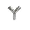 8 12.7 16 19 25 32 38 45 51 -108 mm SUS 304 316 Stainless Steel Hose Barb Y Shape Tee 3 Ways Sanitary Pipe Fitting Connector