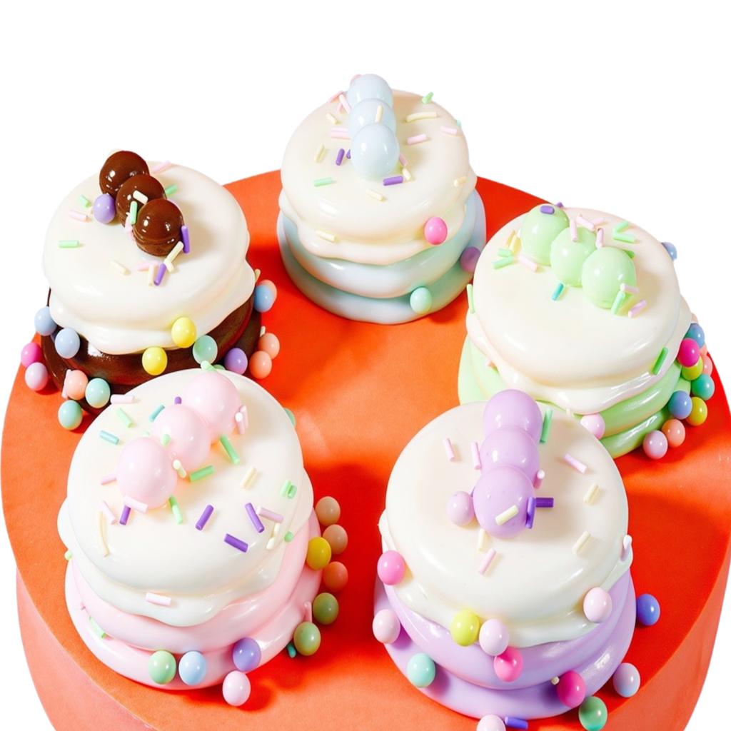 New Simulated Soy Milk Cake Maltose Slow Rebound Fidget Toy Stress Relief Ball for Adults And Kids Gift for Stress Relief