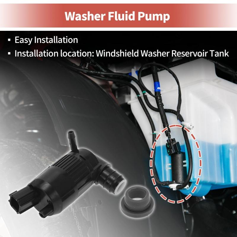 BA5317664AA Windshield Washer Pump W/Grommet for Ford Ranger Lincoln MKZ Mondeo Taurus EVOS F-150