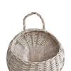 Handmade Rattan Hanging Flower Pot Balcony Dried Flower Wicker Basket Decoration