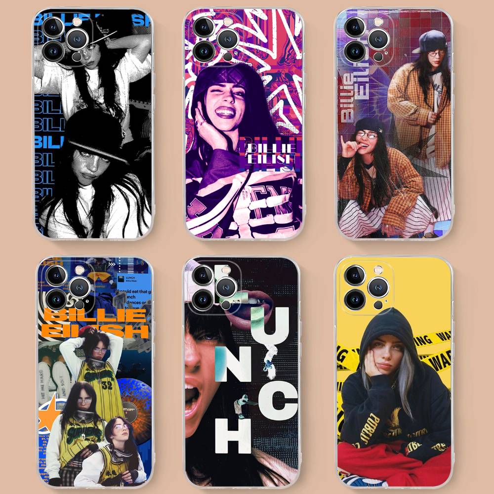 Pop Singer B-Billie Transparent Phone Case For IPhone 17 Air 16 Pro Max 15 14 13 12 11Plus Shockproof Cover