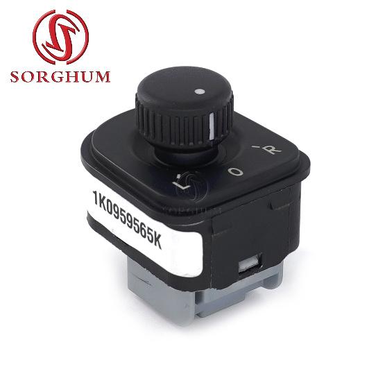 SORGHUM 1K0959565K For Volkswagen VW Jetta MK5 Golf 6 Tiguan Passat Car Side View Mirror Control Switch Adjust Knob 1K0 959 565K