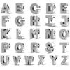 Copper Metal A-Z Alphabet Charm Bead Components Compatible With Authentic Original Bangle Bracelet High Quality Fine Jewelry Do It Yourself Bead