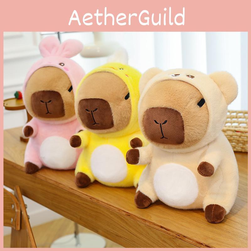 Rabbit Duck Bear Capybara Plush Toy Stuffed Animal Doll Decorations Cartoon