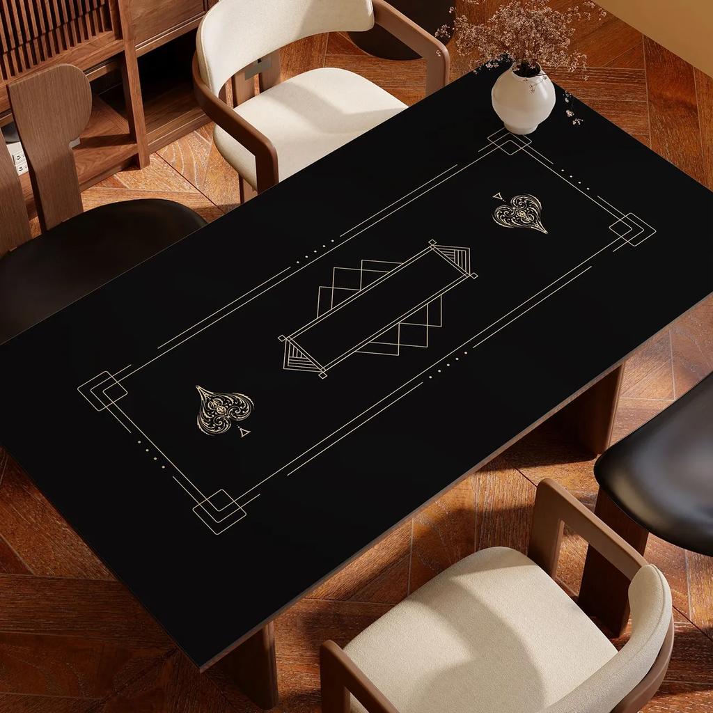 Rubber Desk Pad Protector Professional Poker Gaming Board Gamemouse Pad Office Desk Mat Waterproof Nonslip Pu Desk Blotter Pa