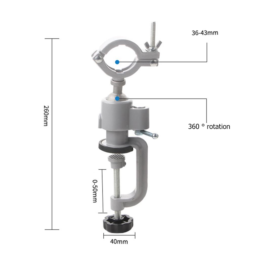 

Регулируемые настольные тиски, настольные тиски, алюминиевый сплав, вращающиеся на 360 градусов, универсальные тиски, точный мини-зажим для электродрели