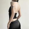 Solid Color Simple Casual All-match Cool Confident Sexy Beautiful High Street Summer Travel Women's Thin Halter Vest