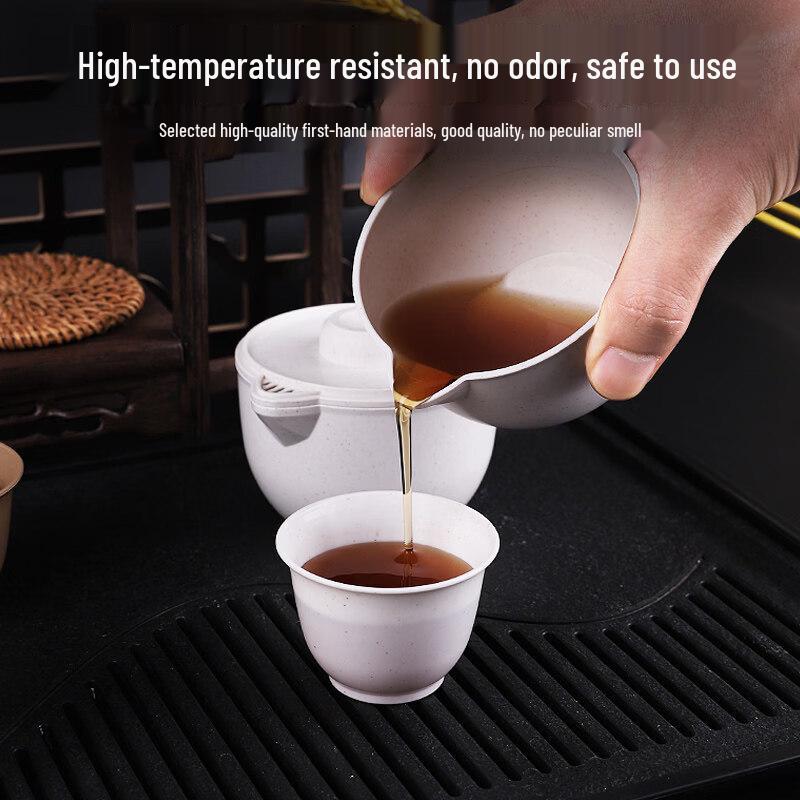 ZISIZ Rice Husk Disposable Kung Fu Teacup