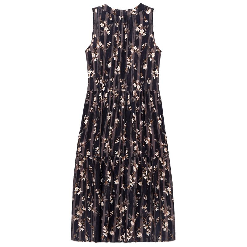 Elegant Woman Summer Dress Casual Loose Plus Size Sleeveless Long Dresses Female Clothing