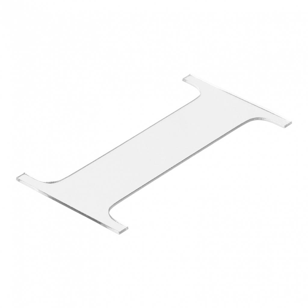 Spoguļsienas uzlīme Sudraba 10cmx8cmx1cm 1 gab. 26 burti