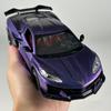 1:24 Chevrolet Corvette Z06 Supercar Alloy Metal Diecast Model Car High Simulation Home Trendy Ornaments Toy Birthday Gifts Boys