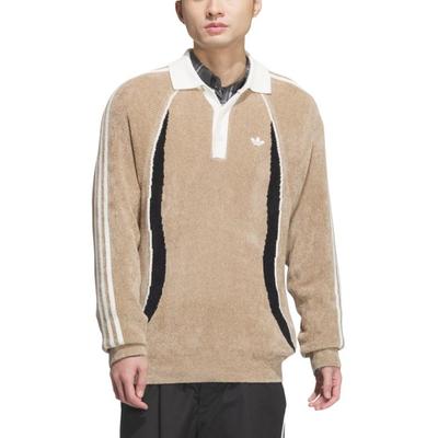 Originals FW24 Klassieke Serie Comfortabel Zacht Huidvriendelijk Veelzijdig Gebreide Trui Herentrui Kaki Bruin JN3794