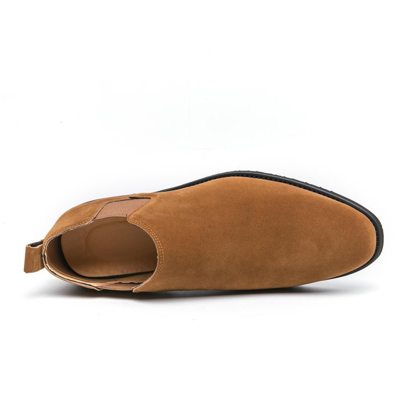 Leder-Stiefeletten für Herren Echtes Leder Übergröße Hohe Qualität Designer Formelle Stiefel Lässige Stiefel Business