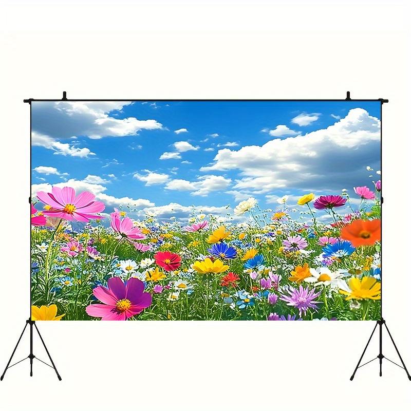 A multi-functional spring-themed background decoration, suitable for photography props. Made of polyester.