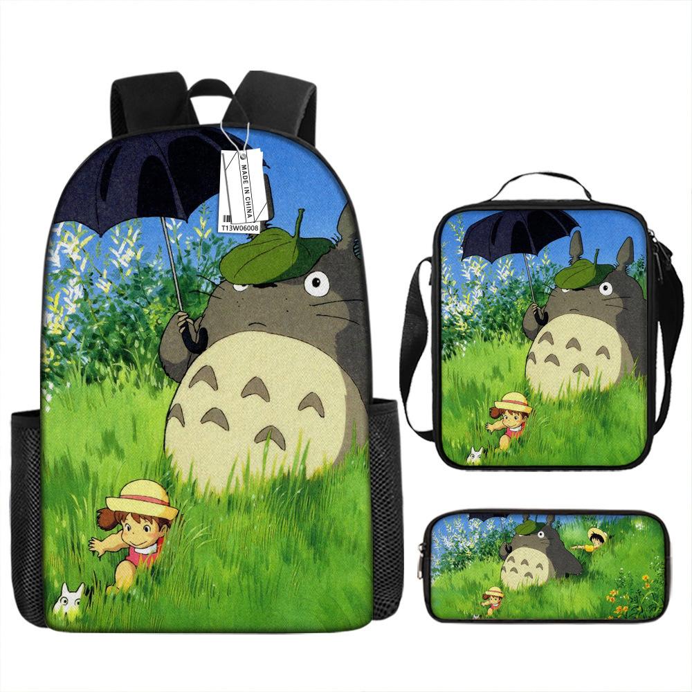 

Моя соседская шиншилла, окружающий анимационный рюкзак, европейский и американский ретро школьный рюкзак as the picture