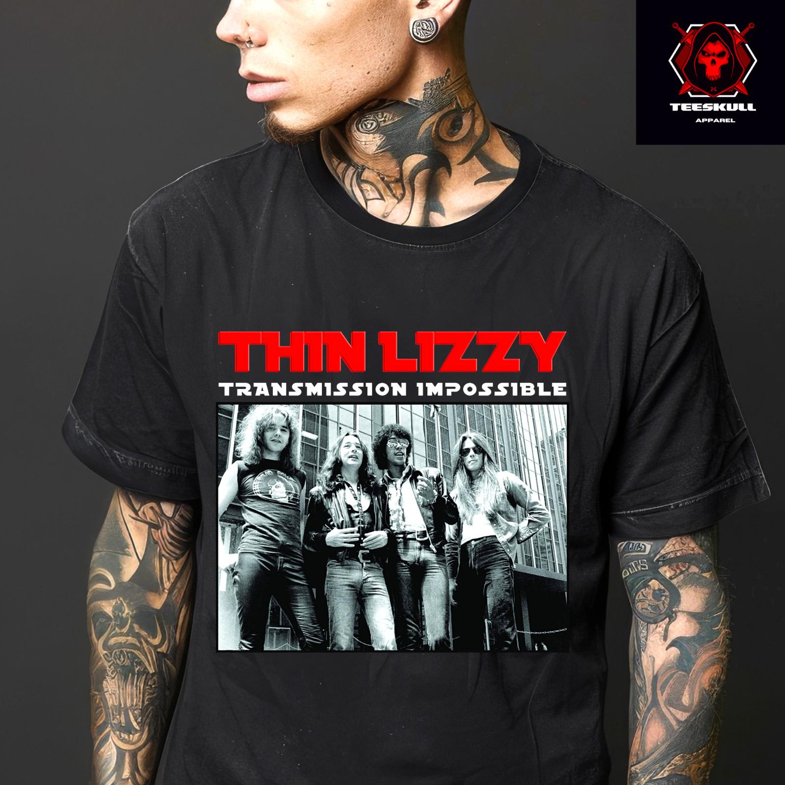 26 Thin Lizzy Transmission Impossible Unisex Heavy Cotton Rock T-SHIRT S-3XL Unisex T-Shirt M