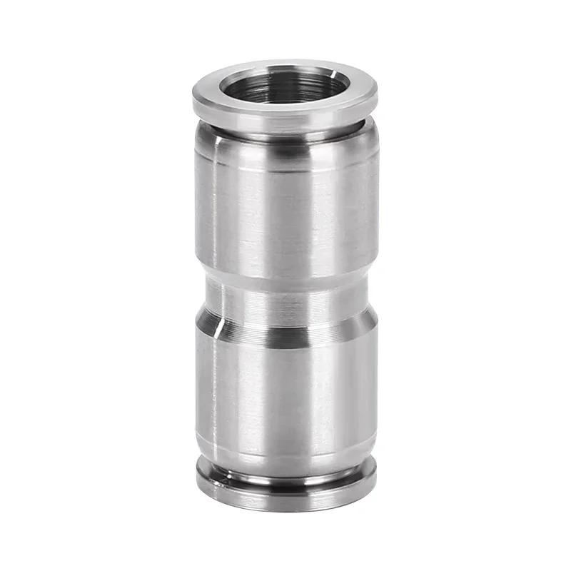 4 6 8 10 12 14 16 mm Rohr Außendurchmesser 2 3 4 Wege Winkel T-Stück Y-Stück Kreuz Durchgangsverschraubung Edelstahl Push-In-Verbinder Pneumatik-Luftfitting