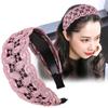 White Breathable Wide Lace Hairband with Non-Slip Teeth - Perfect Summer Hair Accessory
