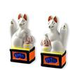 Butsuendo Brand: Shinto ImplementsInari Shrine [Pair of Ceramic Statues: Inari and Fox, Size 3.0 Inches] Inari Daimyojin, Inari Shrine, Inari-san,