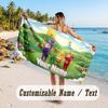 Personalized Beach Towel,Teletubbies Custom Printed Name Text, Super Absorbent Towel For Beach Vacation
