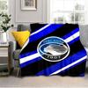Coperta da Calcio Atalanta Leggera Ideale per il Letto Perfetta per Viaggi, Campeggio, Soggiorni, Uffici, Divani, Regalo di Natale per tifosi