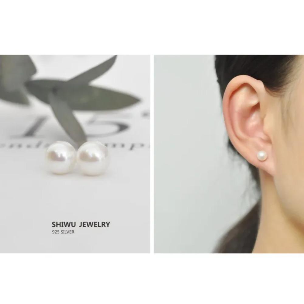 Best Selling Wild Fashion Simple Pearl Bean Earrings Women Girls Earrings Jewelry Crystal Earrings Brincos