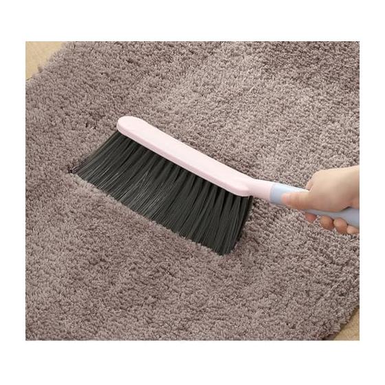 Baneto [With Hanging Handle] Handheld Broom, Soft Plastic Bristle, Hand Brush for Furniture, Bed, Car, Gap Cleaning, Sofa Brush, Cleaning Goods,