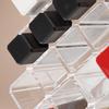 Organizador de Batom Empilhável com 16 ou 28 Compartimentos Suporte para Batom Torre de Acrílico Transparente Suporte para Armazenamento de Gloss para Bancada Cômoda