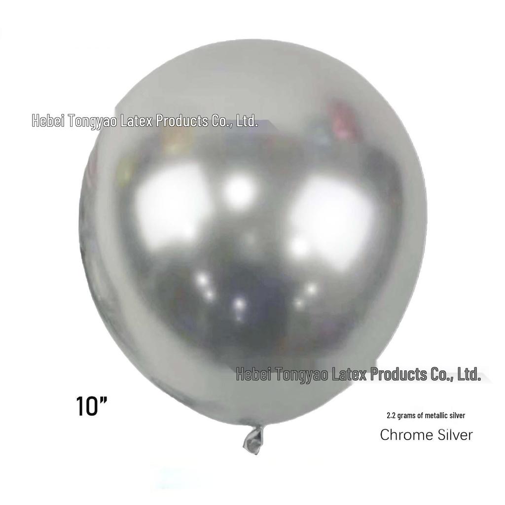 Shuai'an 10-inch Metallic Balloons Set for Parties and Weddings