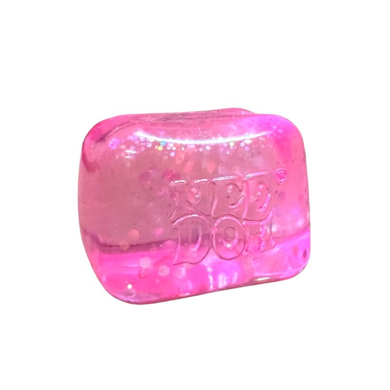 Schylling Glitter Malt Sugar Stress Cube Soft Squishy Slow Rebound Fidget Toy Anxiety Relief Support ADHD for All Ages 3 and Up