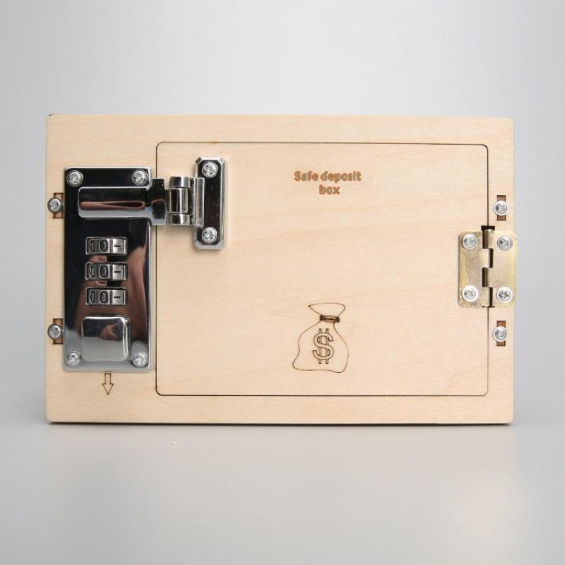 Diy Wooden Password Box For Kids Assembling Code Box Science School Projects Experiment Kits Science Toys Stem Educational Toys