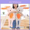 Plush Bunny Toy Carrot Sleep Pillow For Kids Girls Gift