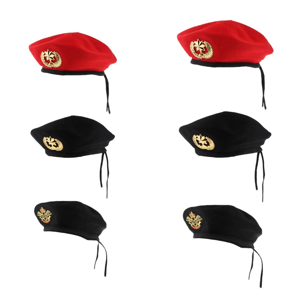Cappello da Marinaio Berretto a Maglia Rete Cappello da Marinaio Costume 56cm Ottagramma Rosso