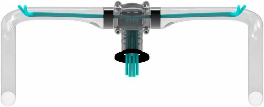 DEDA VINCI SHALLOW POB UD karbonová řídítka Super Shallow DCR s vnitřním lankem, kompatibilní s redukcí 31.7/400 (Deda Routing)