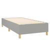 Maison Exclusive - Sommier à lattes de lit avec matelas Gris clair 100x200cm Tissu
