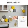 1pc Hexagonal 3D Wall Stickers Upholstered Wall Panels Anti-collision  Peel and Stick Headboard Self Adhesive Leather Soft Bag