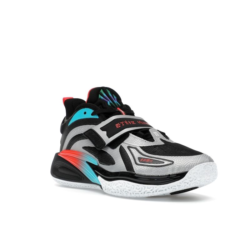 Anta Kai 1 Basketball GS Black Silver Blue Red 312431199-7