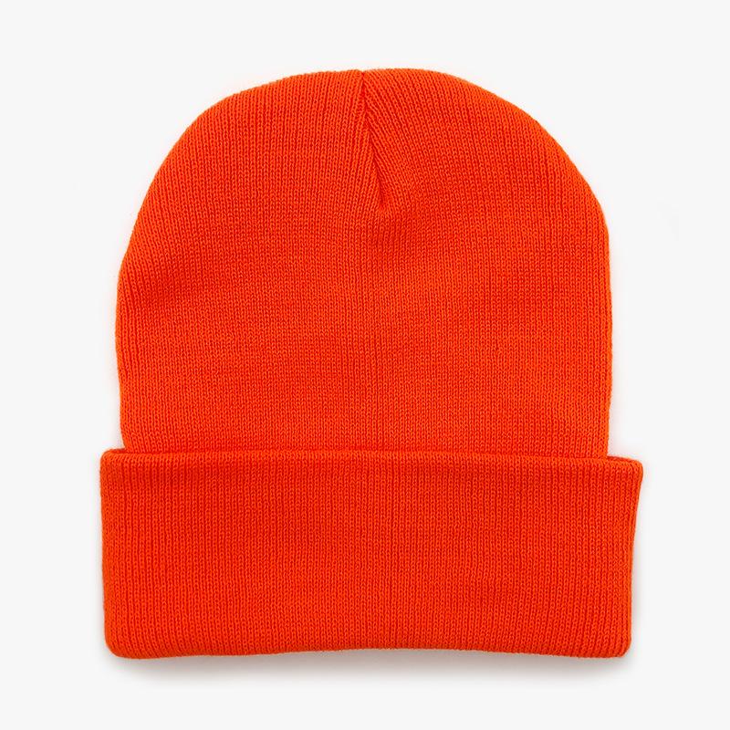 1pc Men's Simple Solid Color Fashionable Winter Unisex Thickened Warm Winter Hat Halloween Beanie Fall Outfit