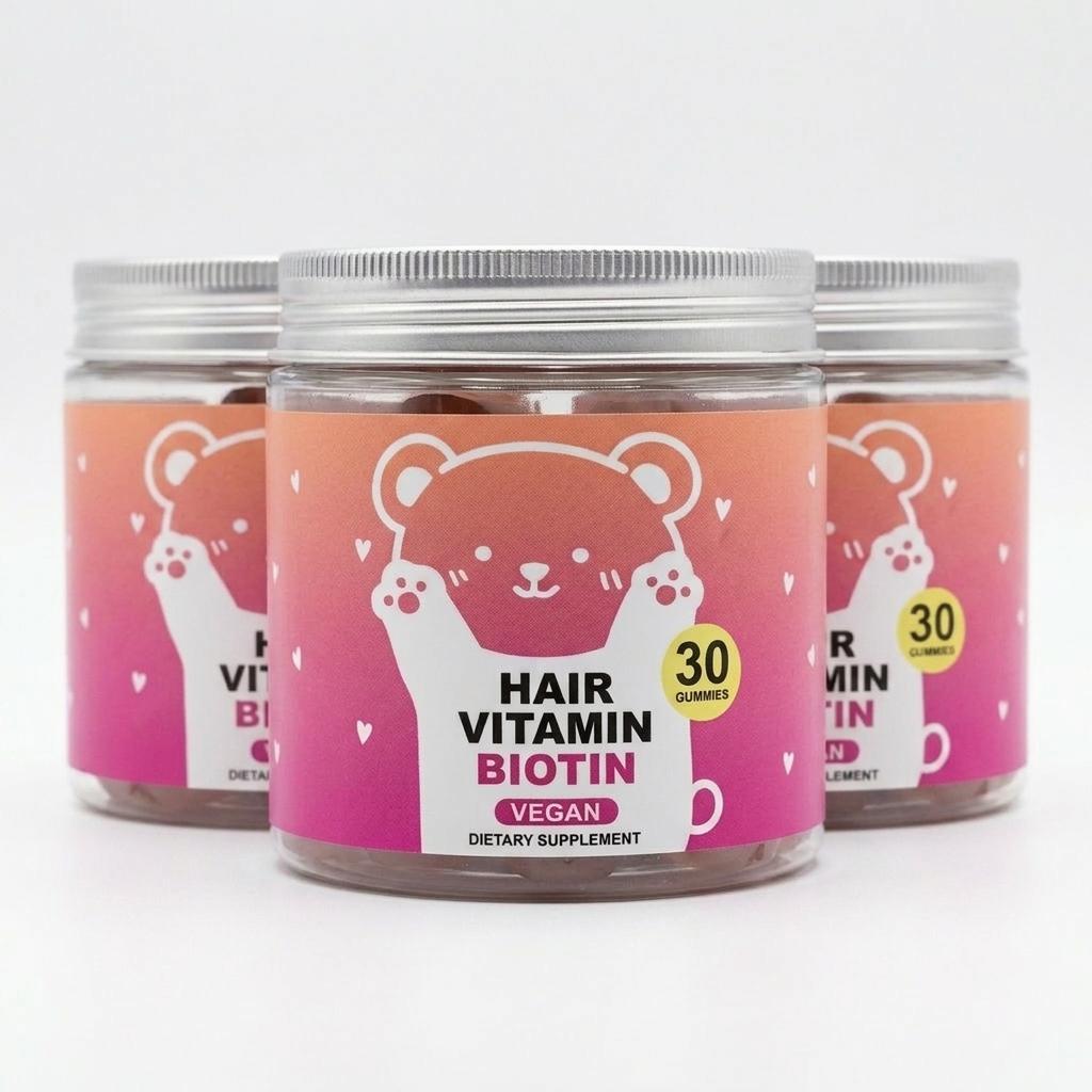Biotin 5000mcg Hair Skin and Nails Gummies - 30 Count