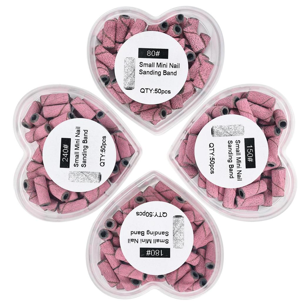 Set Manichiură Mini Bandă Abrazivă pentru Unghii și Mandrină