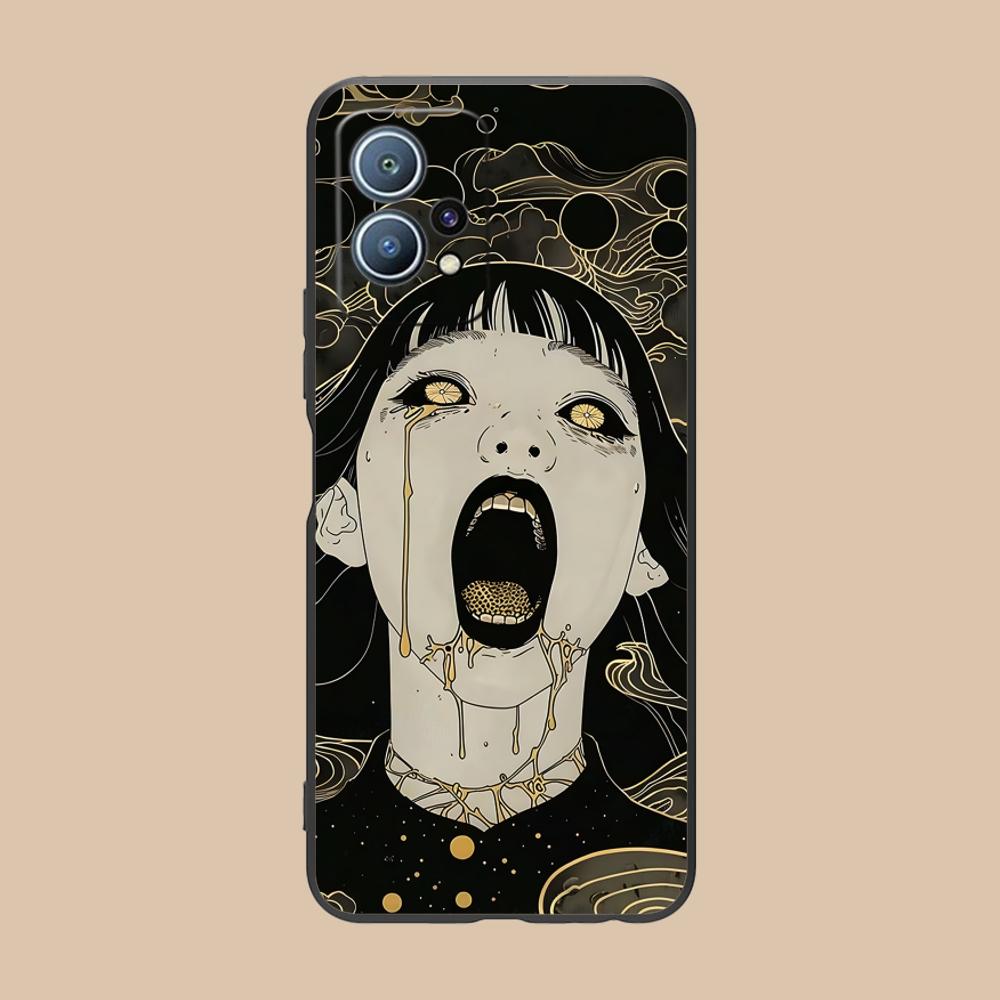 

Terror Gothic Art Mobile Phone Case for Huawei P60 P50 P40 P30 P20 P10 P9 P8 Pro Lite Plus Colorful Printing Cover Cover Pretty Huawei P60