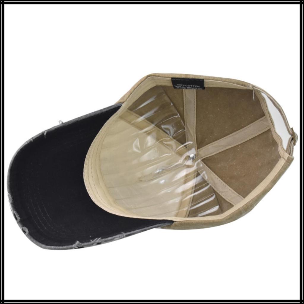CZA458 [Weißer Zahn] Hut, Kappe, Mütze, Sport, Mode, Outdoor, Freizeit, Herren, Damen, (khaki)